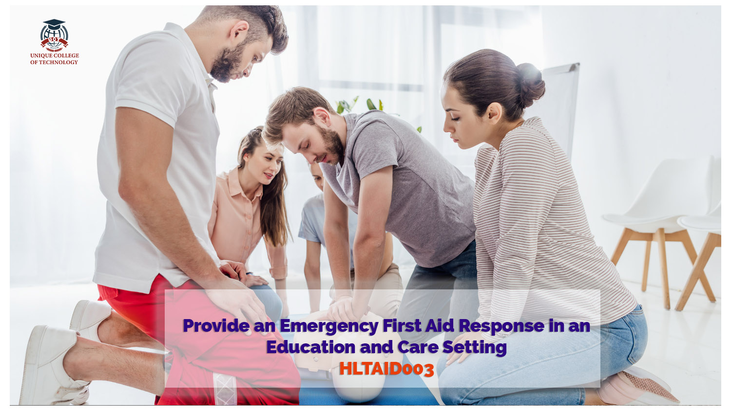 HLTAID004 – Provide an emergency first aid response in an education and care setting