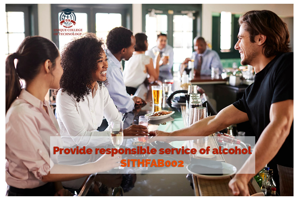 SITHFAB002 – Provide responsible service of alcohol